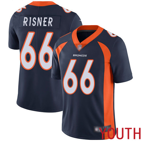 Youth Denver Broncos 66 Dalton Risner Navy Blue Alternate Vapor Untouchable Limited Player Football NFL Jersey